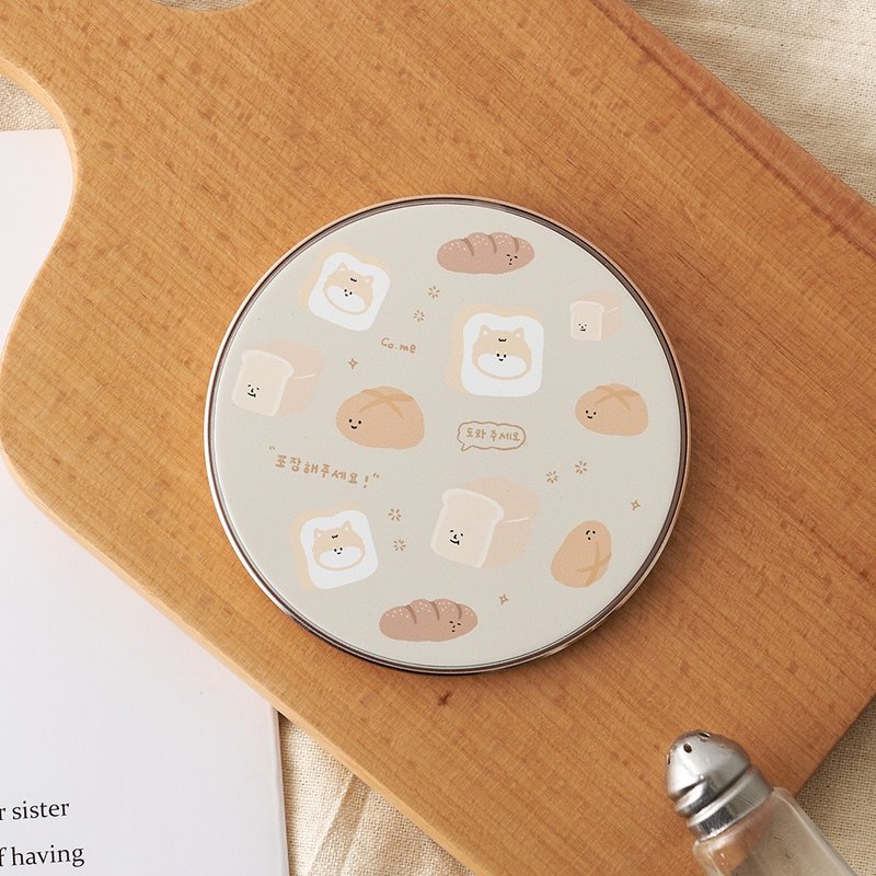 CO.ME Planet Doudou Bread Wireless Charging Disk - ที่ชาร์จไร้สาย - พลาสติก ขาว