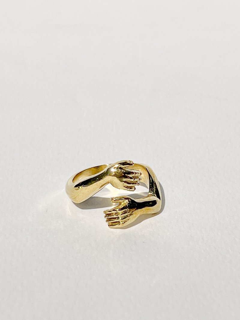 Hug Love Ring - General Rings - Copper & Brass Gold