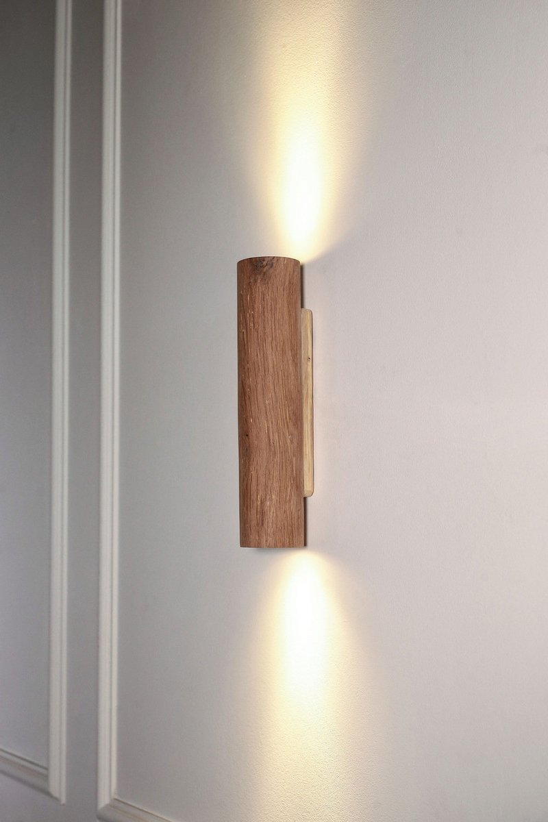 Wood sconce Wall sconce Wall light Modern sconce Wall mounted lamp Wall fixtures - 燈具/燈飾 - 木頭 