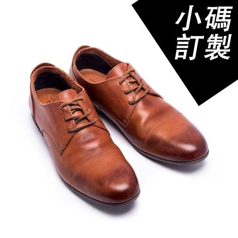 [Small code order] ARGIS classic simple low tube Derby shoes #91102 three colors - Japanese handmade - Men's Leather Shoes - Genuine Leather Transparent