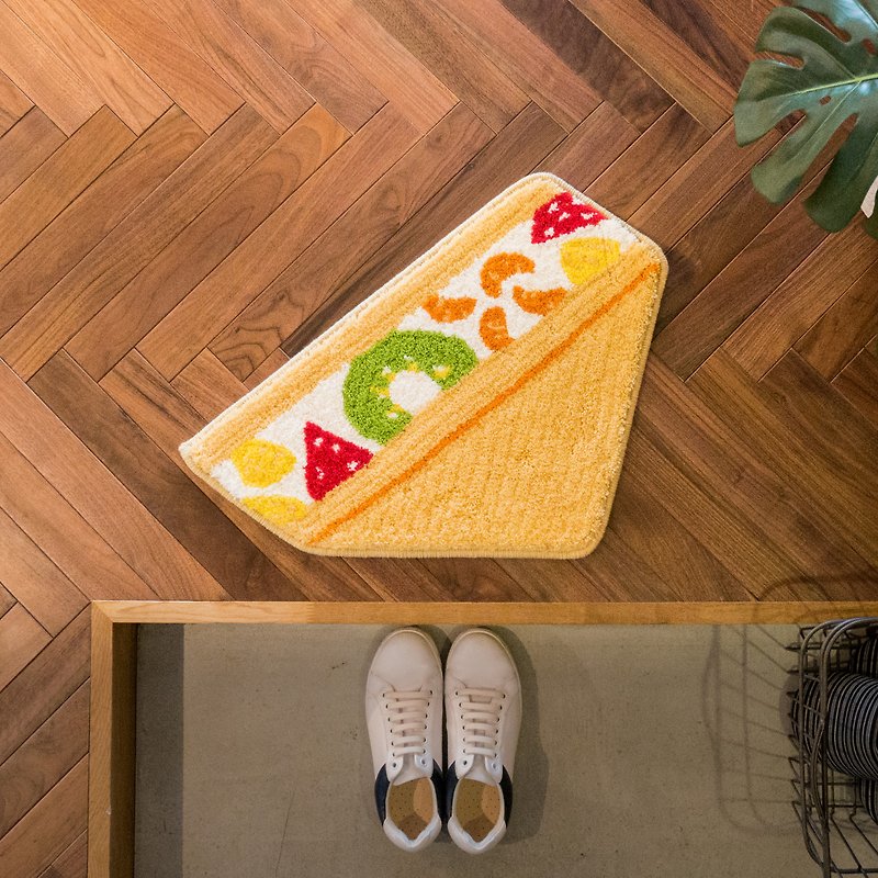 Entrance mat fruit sandwich - Rugs & Floor Mats - Polyester Yellow