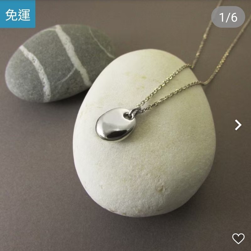 客製下單商品 - 項鍊 - 銀 透明