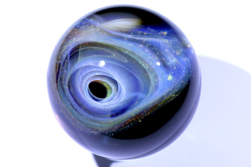 41mm 宇宙玻璃球擺設 no.M064 - 擺飾/家飾品 - 玻璃 藍色
