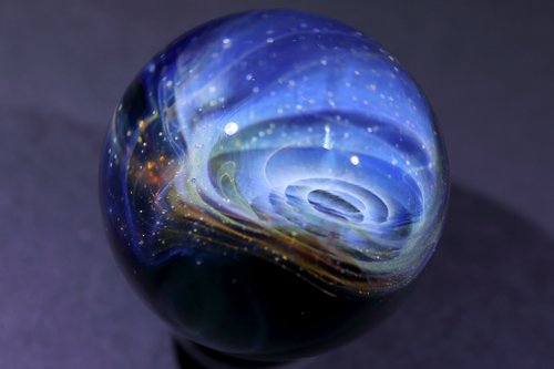 64mm Galaxy Glass Marble 宇宙ガラスマーブル - オブジェ no