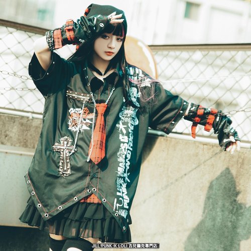 grunge punk Visual kei soul devourer arm warmer short sleeve