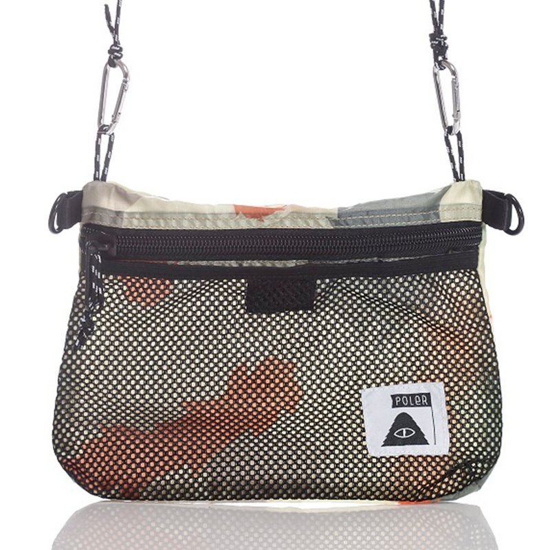 Japan and South Korea limited POLER STUFFABLE POUCH portable side bag mustard camouflage - Messenger Bags & Sling Bags - Polyester Multicolor
