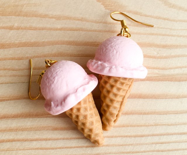 Simulation Black Original Cone Gelato Ice Cream Cone Accessories