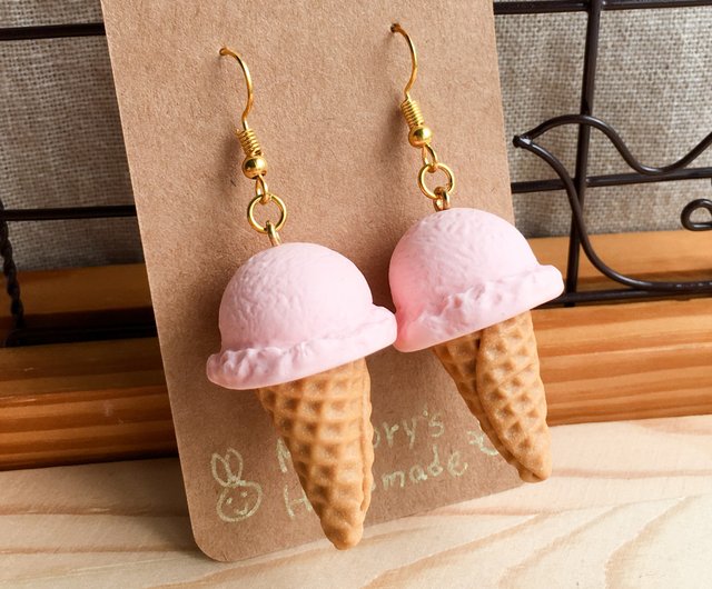 Simulation Black Original Cone Gelato Ice Cream Cone Accessories