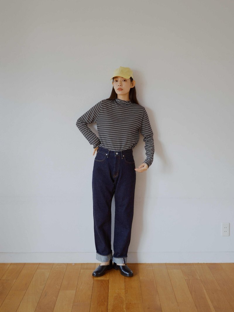 KOOW德國揚子紗精紡羊毛條紋打底衫 高領套頭親膚薄毛衣 - 女毛衣/針織衫 - 其他材質 多色