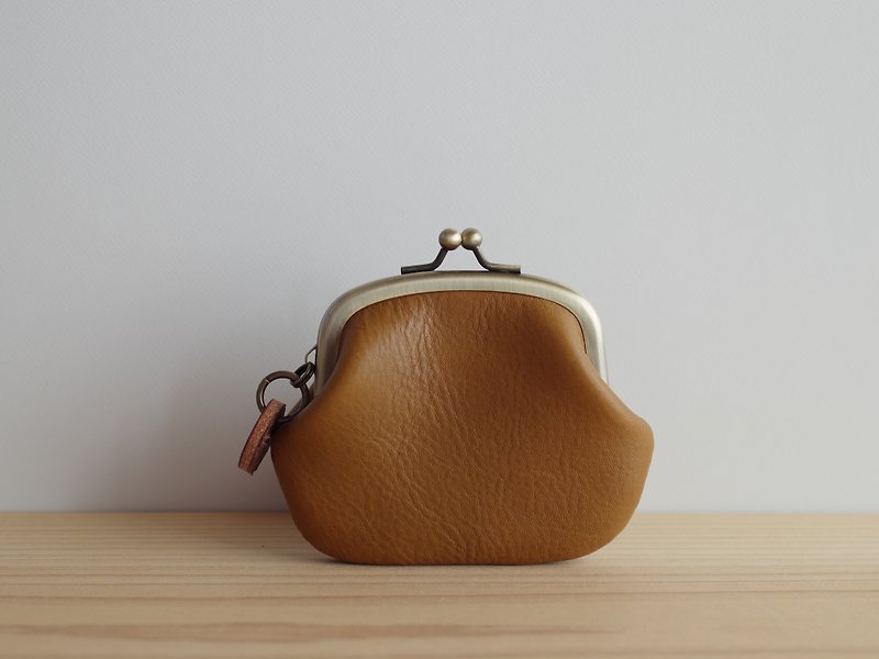Nume leather coin case mustard - Coin Purses - Genuine Leather Yellow