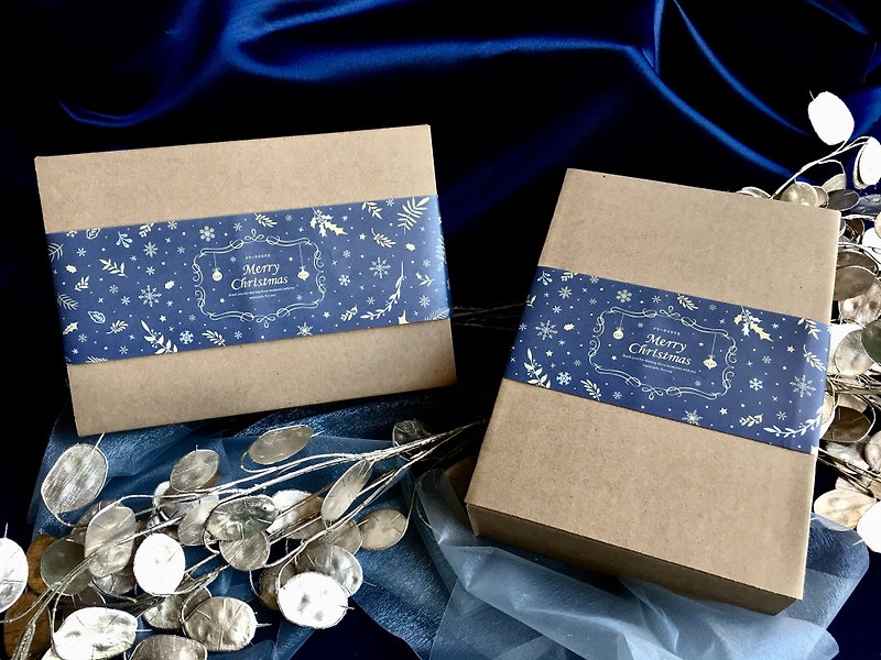 [Dark Blue and Fog Gold Elegance] 2018 Christmas Folding Box Combination - อื่นๆ - เครื่องเพชรพลอย สีเขียว