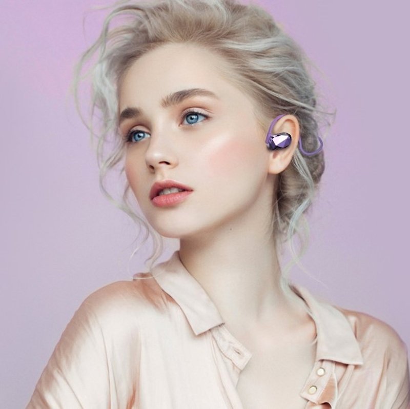 Monster Aria Free 氣傳導耳機 - 耳機/藍牙耳機 - 其他材質 紫色