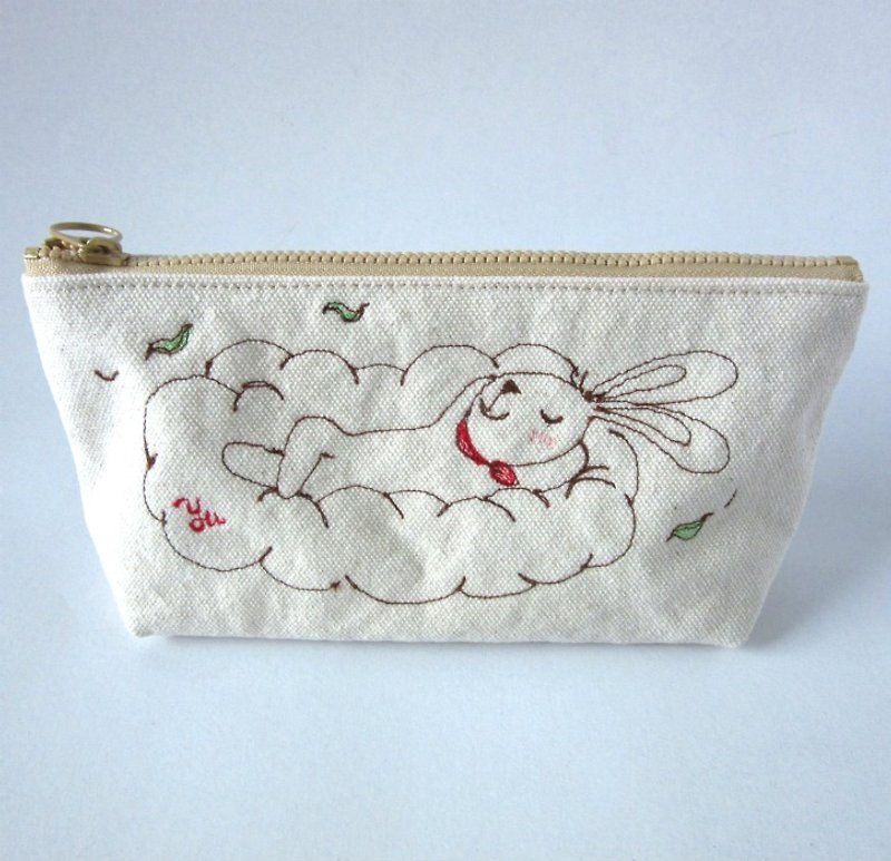 Pay off for a summer - Toiletry Bags & Pouches - Cotton & Hemp White