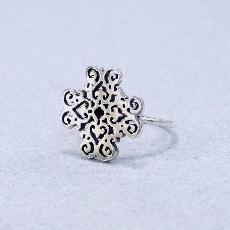 Custom-made grille ring 925 sterling silver ring -ART64 - General Rings - Sterling Silver 