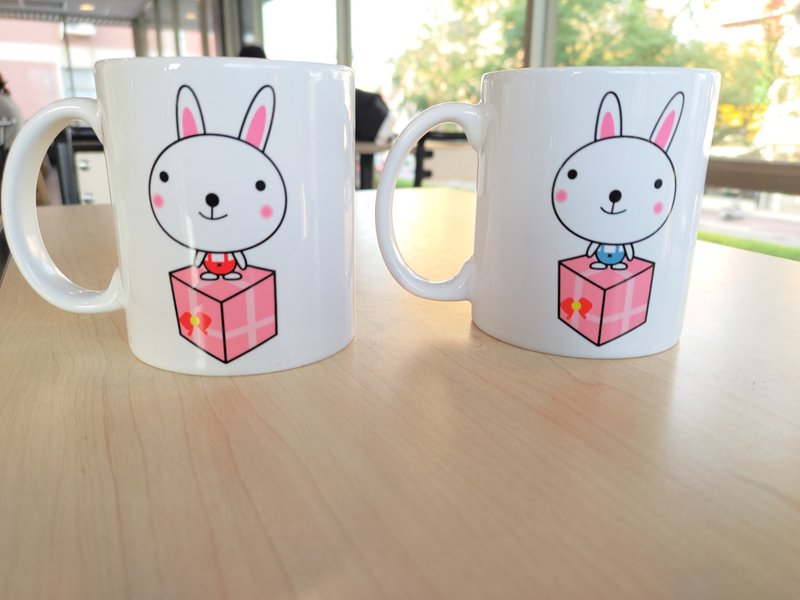 The best gift _ bunny to cup - Mugs - Porcelain 