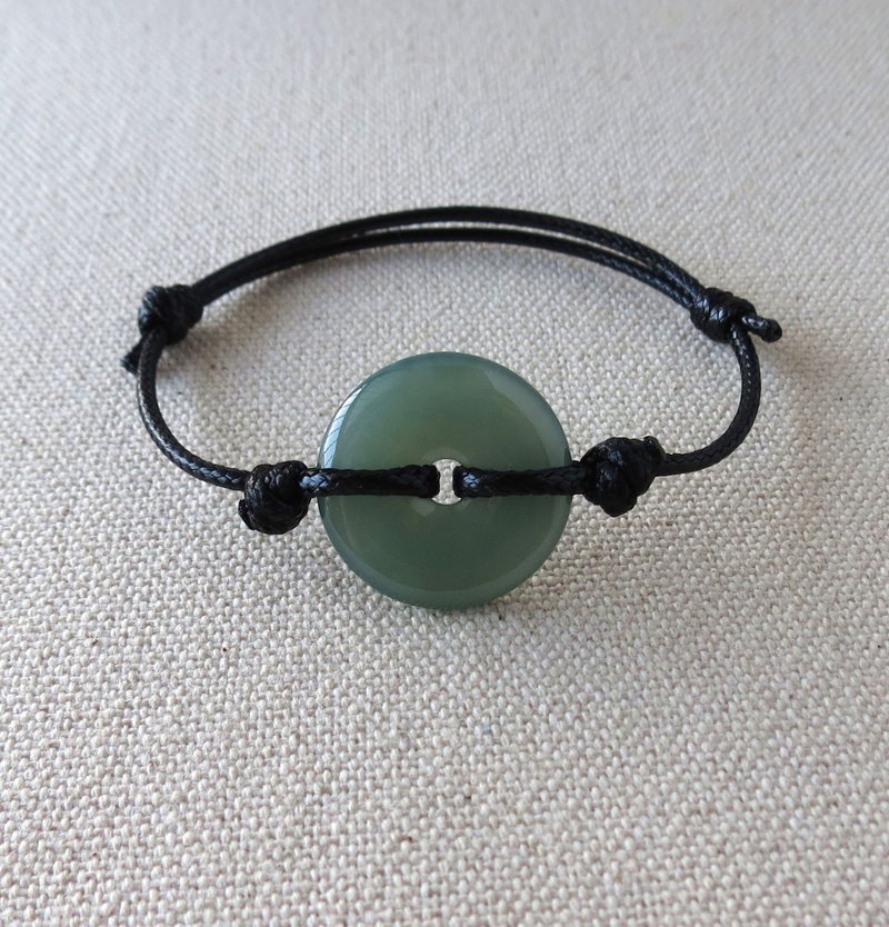 The Birth Year Safety Wish 糯 Ice Safe Buckle Jade Korean Wax The Birth Year Safety Wish 糯 Ice Safe Buckle Jade Korean Wax Line Bracelet Evil Spirits Body Protection