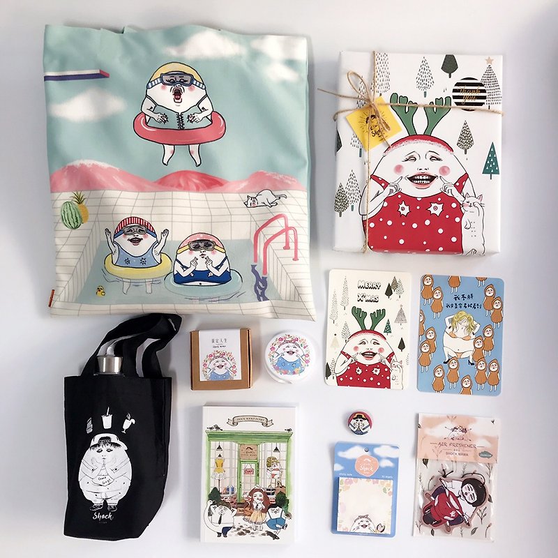 Christmas gift exchange bags - Taiwan, Hong Kong and Macao "Free Shipping" limited - การ์ด/โปสการ์ด - กระดาษ ขาว