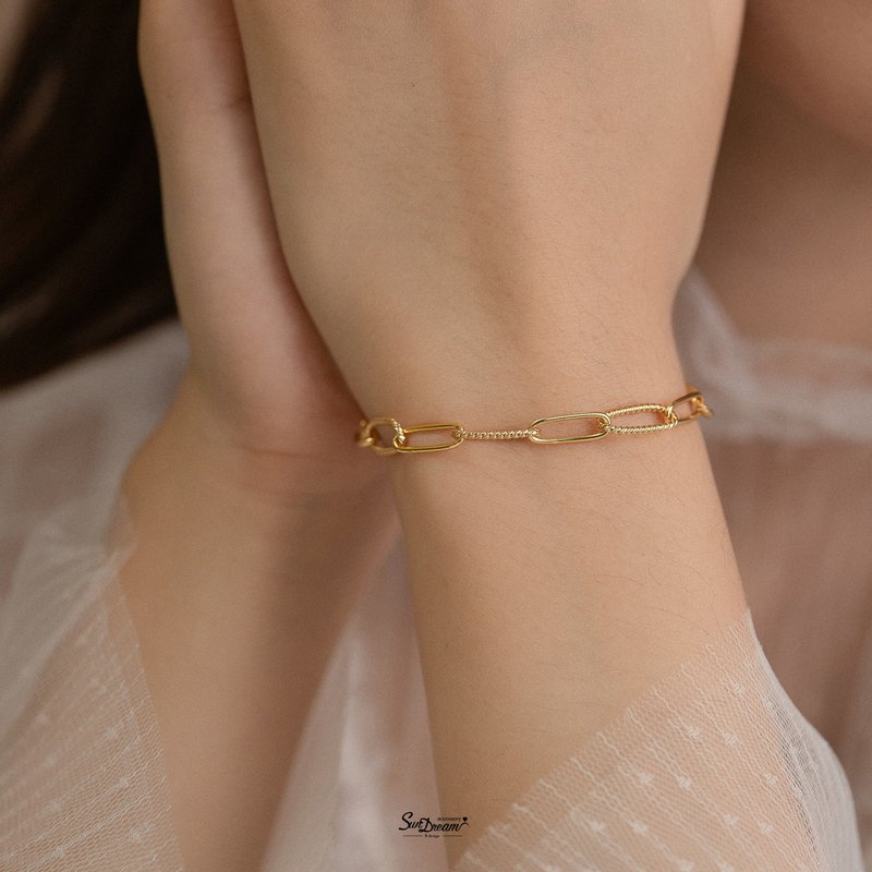 Miss personality bracelet - Bracelets - Copper & Brass Gold