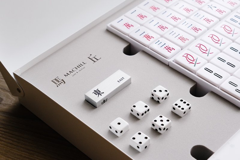 Maqiu mahjong hardcover set 2 - บอร์ดเกม - วัสดุอื่นๆ ขาว