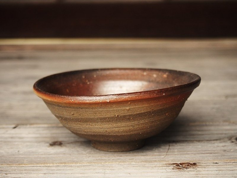 Bizen Meshiwan (medium) _m2-014 - Bowls - Pottery Brown