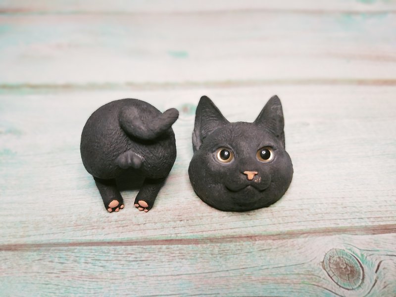 Shorthair cat head + fart-2D diffused Stone - Fragrances - Other Materials Multicolor