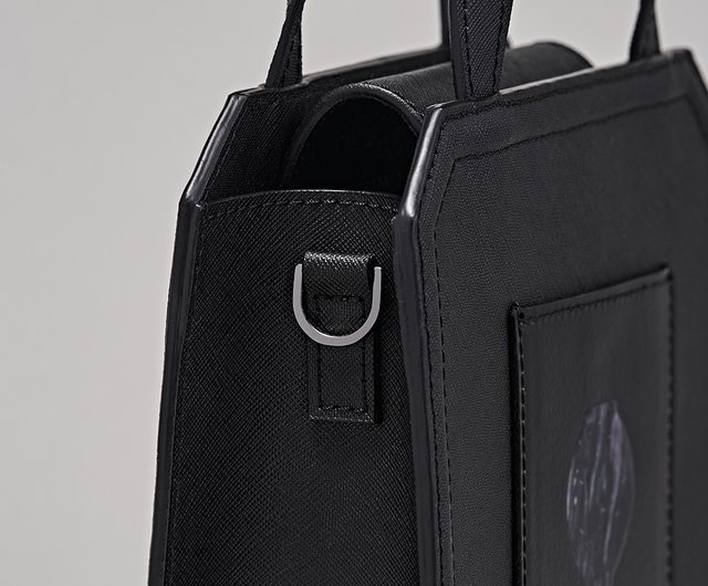 螺鈿細工のソバンバッグ ブラック - ショップ kesylang トート