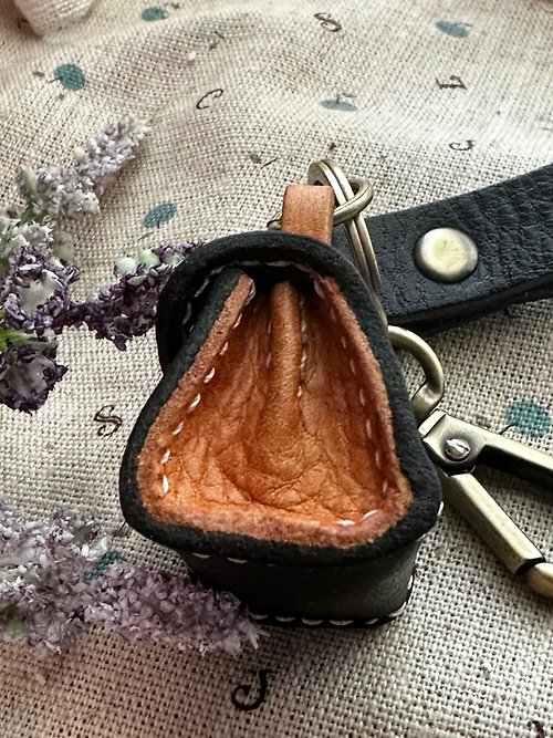 Leather Key Link | TAH Bags BlushITAH