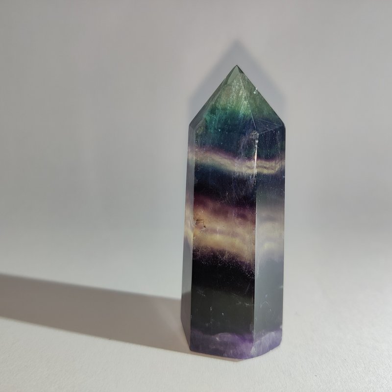 彩螢石柱 Fluorite 隨形 擺件 原石 晶簇 天然水晶 水晶 - 擺飾/家飾品 - 水晶 