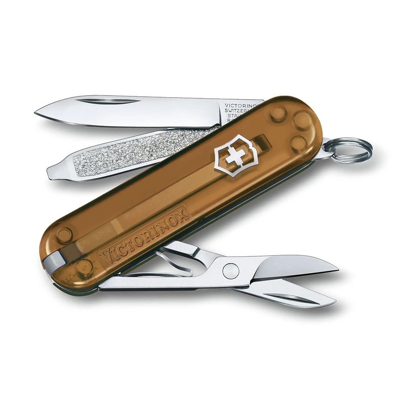 VICTORINOX 瑞士維氏 Chocolate Fudge 透咖 0.6223.T55G - 露營用品 - 不鏽鋼 咖啡色
