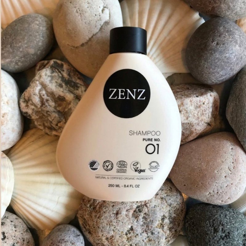 Denmark ZENZ NO.01 pure non-sensitive skin-friendly shampoo 250ml - แชมพู - วัสดุอื่นๆ ขาว