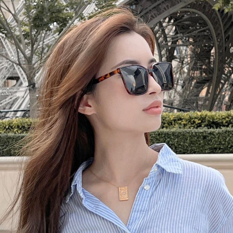 【免運費】 Lucy 偏光玳瑁大方框墨鏡 - 香港原創 - 太陽眼鏡/墨鏡 - 其他材質 多色