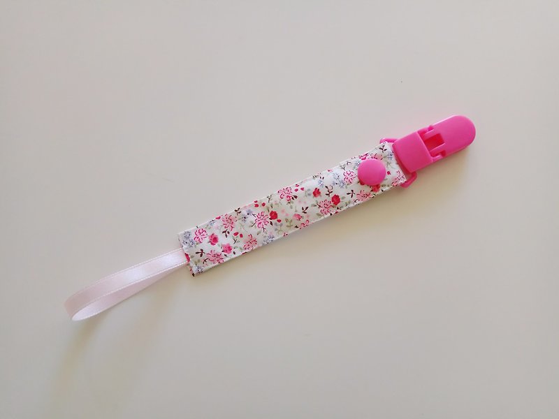 <Pink> Floral Princess gift ribbons pacifier chain nipple folder vanity pacifiers apply - Other - Cotton & Hemp Pink