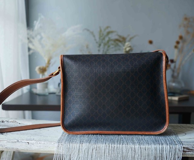 Longchamp Textile Leather Black Bag 