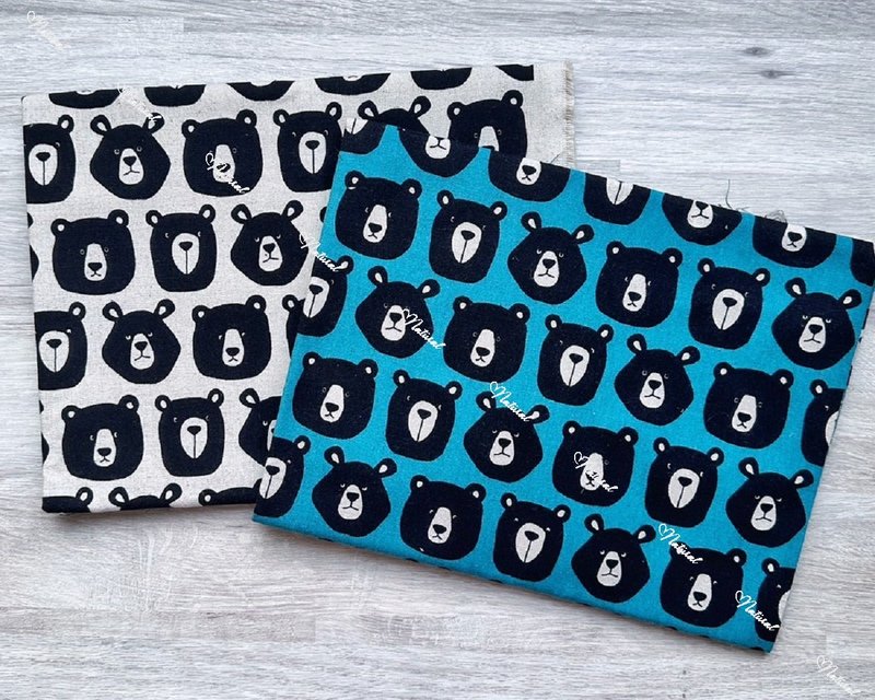 【可愛動物】厚棉布 花色布料挑選 客製包袋 - 編織/刺繡/羊毛氈/縫紉 - 棉．麻 多色