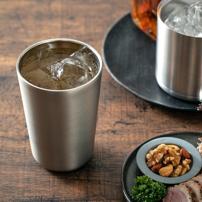 [Peacock] 500ML vacuum insulated Stainless Steel cup/beer cup/shochu cup-original steel color - กระบอกน้ำร้อน - สแตนเลส สีเงิน