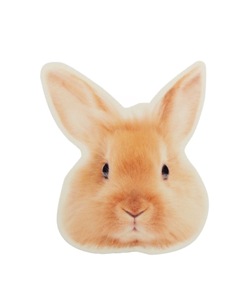 SUSS- Japan Magnets immersive super cute animal mouse pad (rabbit section) - for birthday gift - Stock Free transport - แผ่นรองเมาส์ - เส้นใยสังเคราะห์ สีส้ม