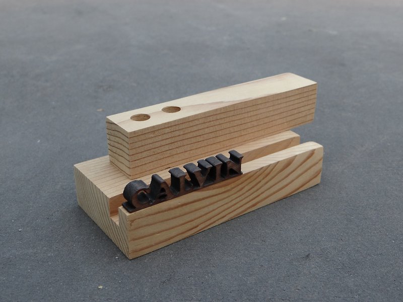 CL Studio [Modern and Simple-Geometric Style Wooden Phone Holder/Business Card Holder] N1 - ที่ตั้งบัตร - ไม้ 