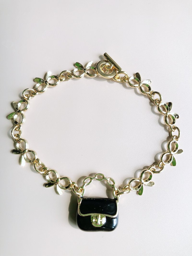 Original Tote Bag Bracelet - สร้อยข้อมือ - โลหะ สีทอง