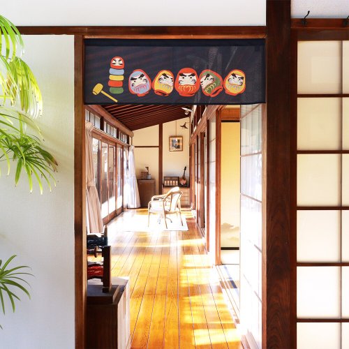 Moonstar House 星月屋 【預訂】日本製 七顛八起達磨短門簾