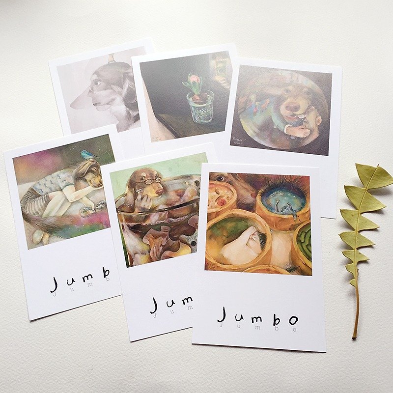 Jumbo明信片(優惠組六張) - 卡片/明信片 - 紙 