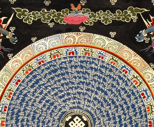 タンカアート 無限 Knot タンカ アート ― 無限の仏教的智慧を表す表現