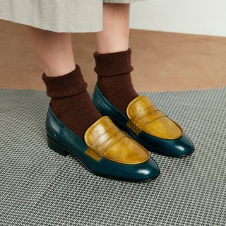 Penny Loafers - Malachite Green