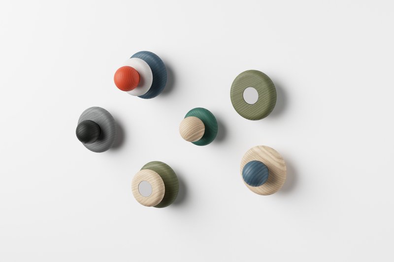 Button Wall Knob | 木質掛勾 (大) - 衣架/衣帽架/掛勾 - 木頭 
