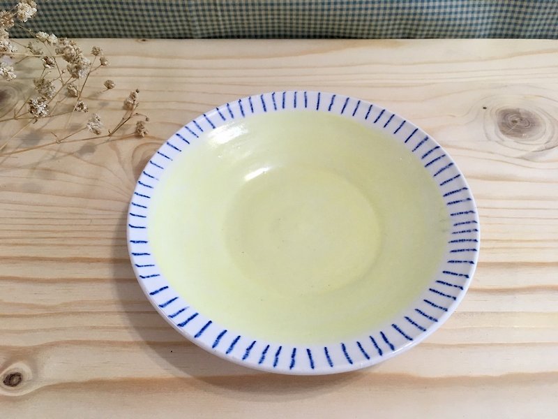サオ皿 - 黄色 - 小皿 - 陶器 イエロー