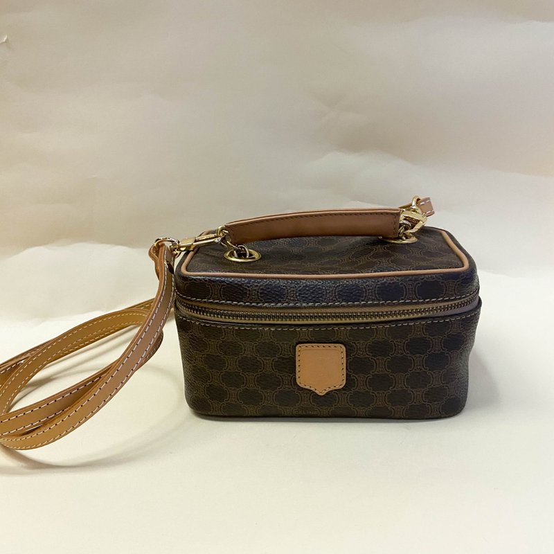 Second-hand bag Celine│Shoulder bag│Crossbody bag│Vintage bag│Side backpack│Girlfriend gift - Handbags & Totes - Genuine Leather Brown