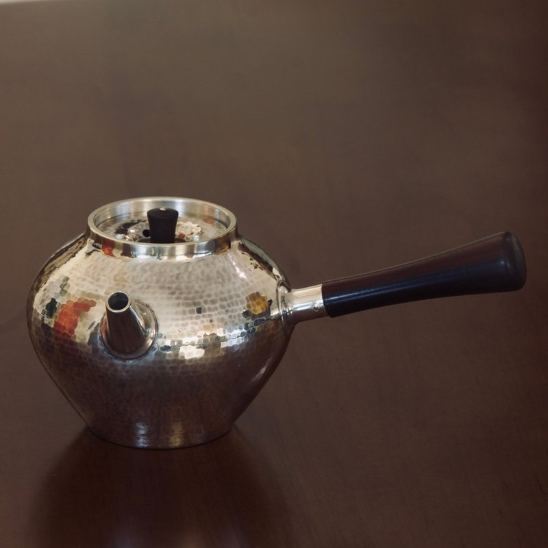 尚幀品 純銀側把急須 小號側把銀壺 純手工 120cc - 茶壺/茶杯/茶具 - 純銀 