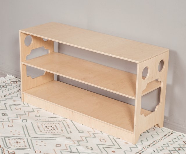 Montessori open 3 Tier Shelf