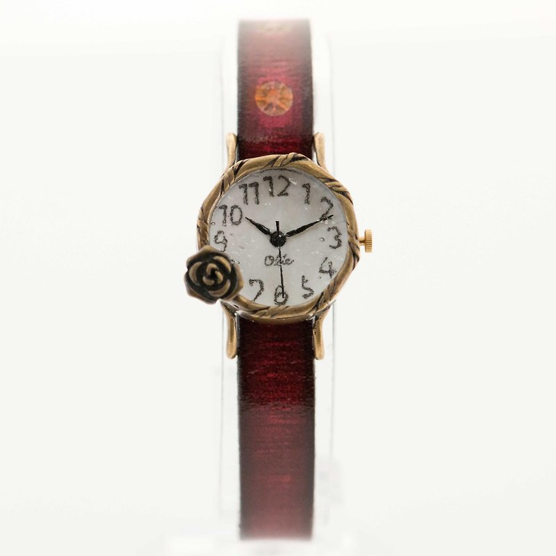 Rose watches S clear - นาฬิกาผู้หญิง - โลหะ สีแดง