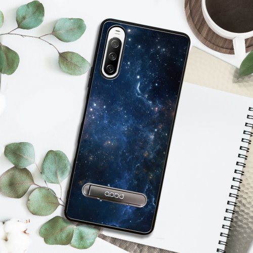 apbs 雅品仕 水晶彩鑽手機殼 Sony Xperia 10 IV 減震立架手機殼-星空