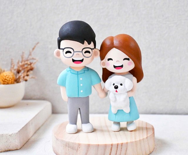 Customized couple dolls on sale